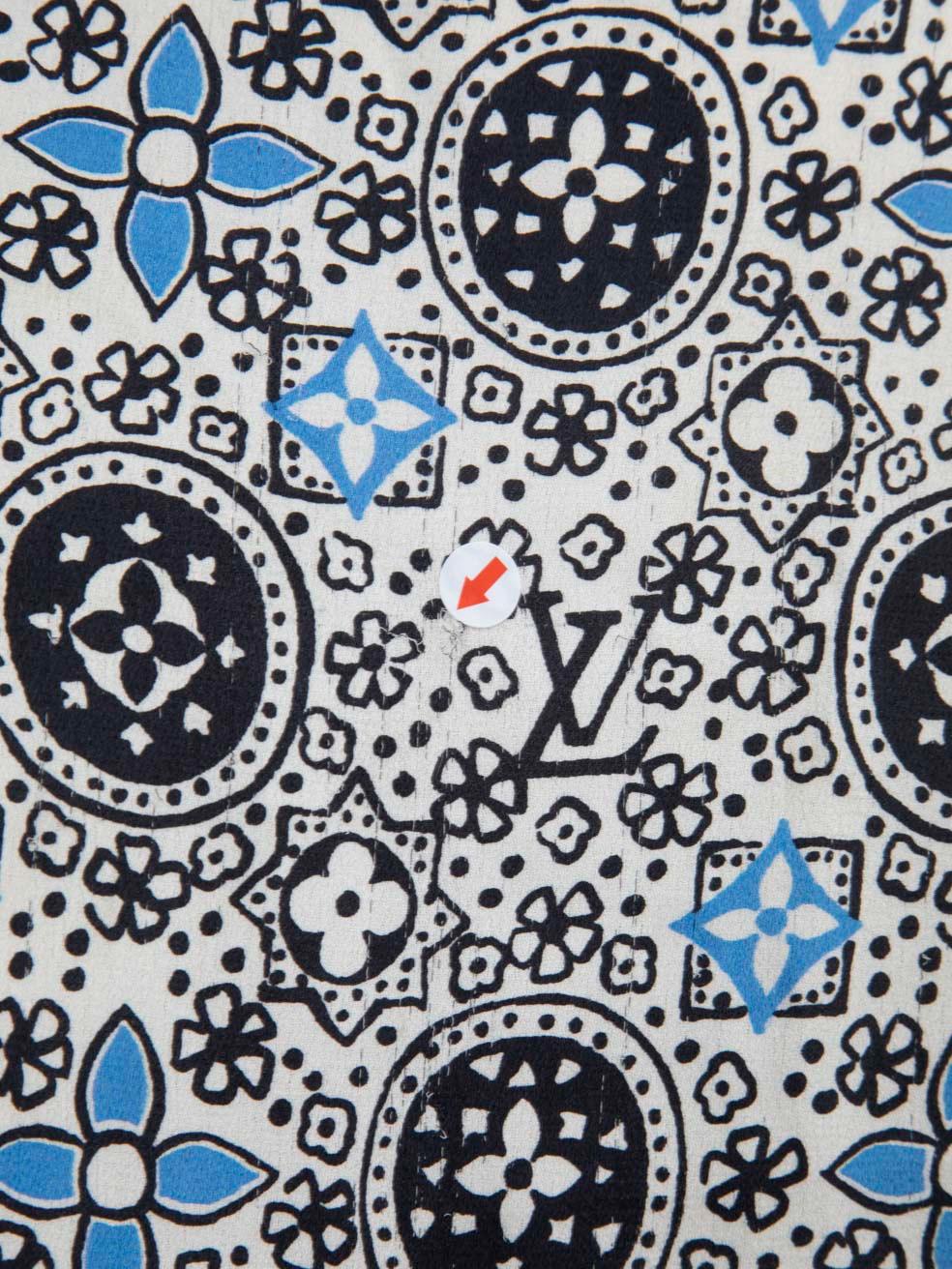 Louis Vuitton Monogram Print Long Sleeve Midi Dress Size XL 2