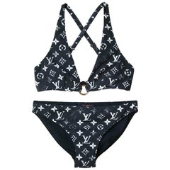 Louis Vuitton Monogram-Printed Triangle Bikini