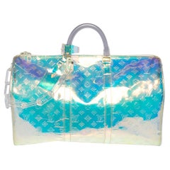 Louis Vuitton Monogram Prism Keepall Bandouliere 50 Bag
