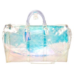 Louis Vuitton Monogram Prism Keepall Bandouliere 50 Bag