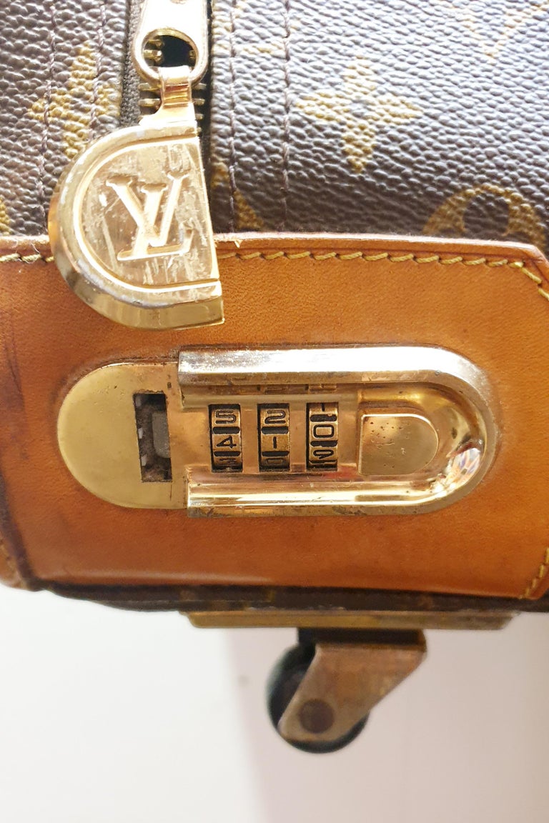 Sold at Auction: Vintage Louis Vuitton Monogram Suitcase, Wheels