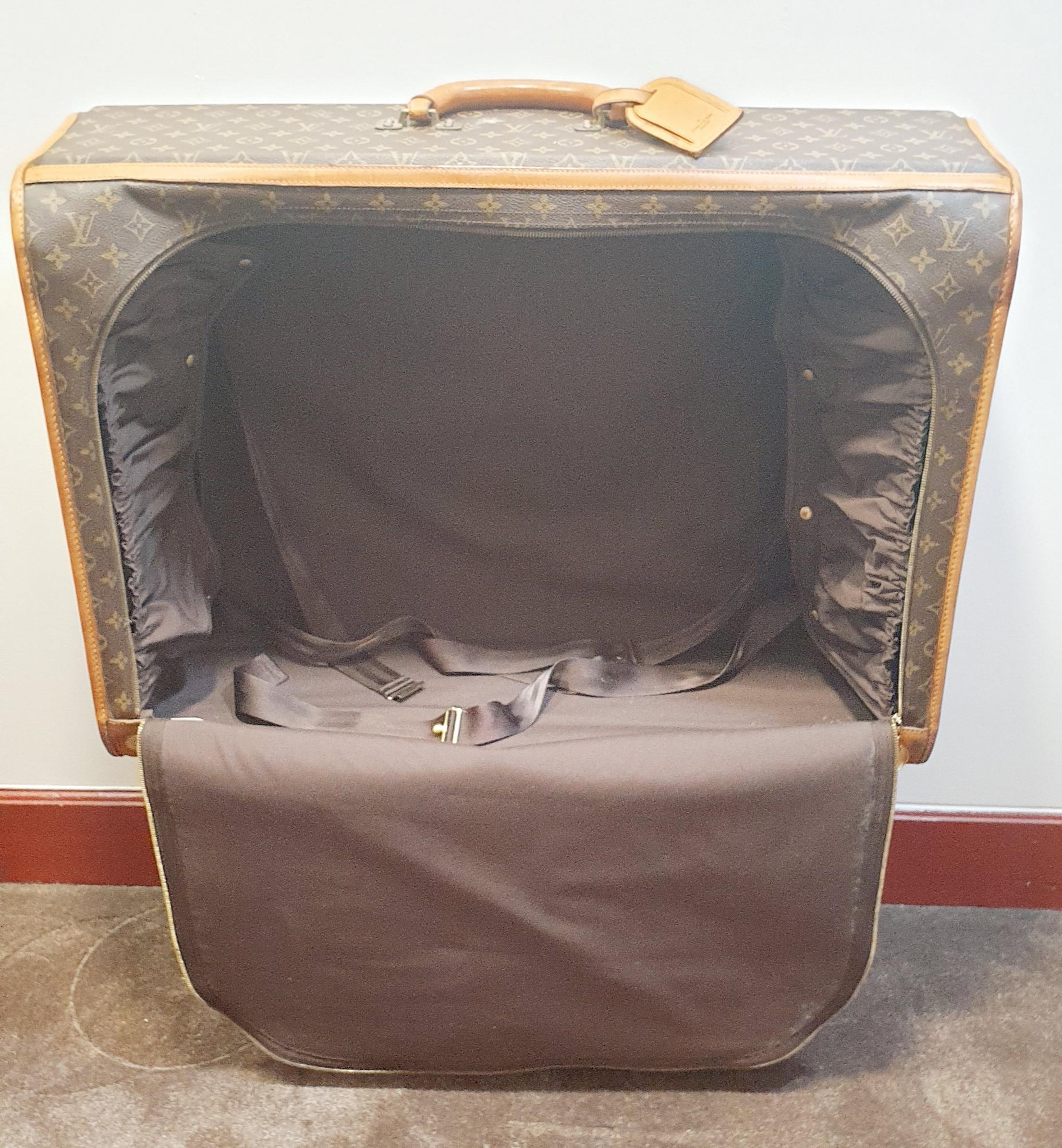 Brown Louis Vuitton monogram Pullman Luggage 75 Travel Suitcase with wheels 