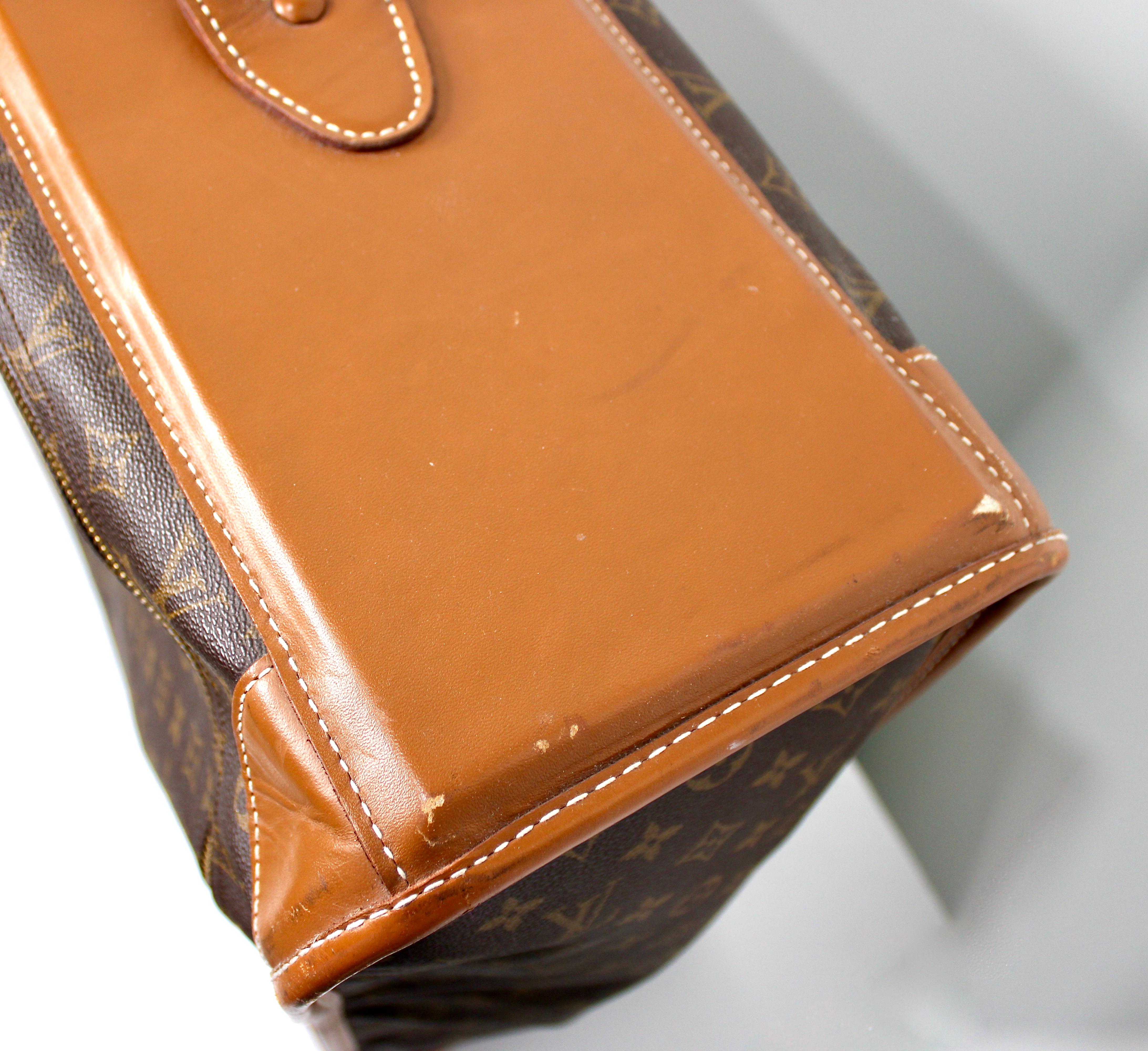 Louis Vuitton Monogram Pullman Softside Koffer circa 1970er Jahre im Angebot 1