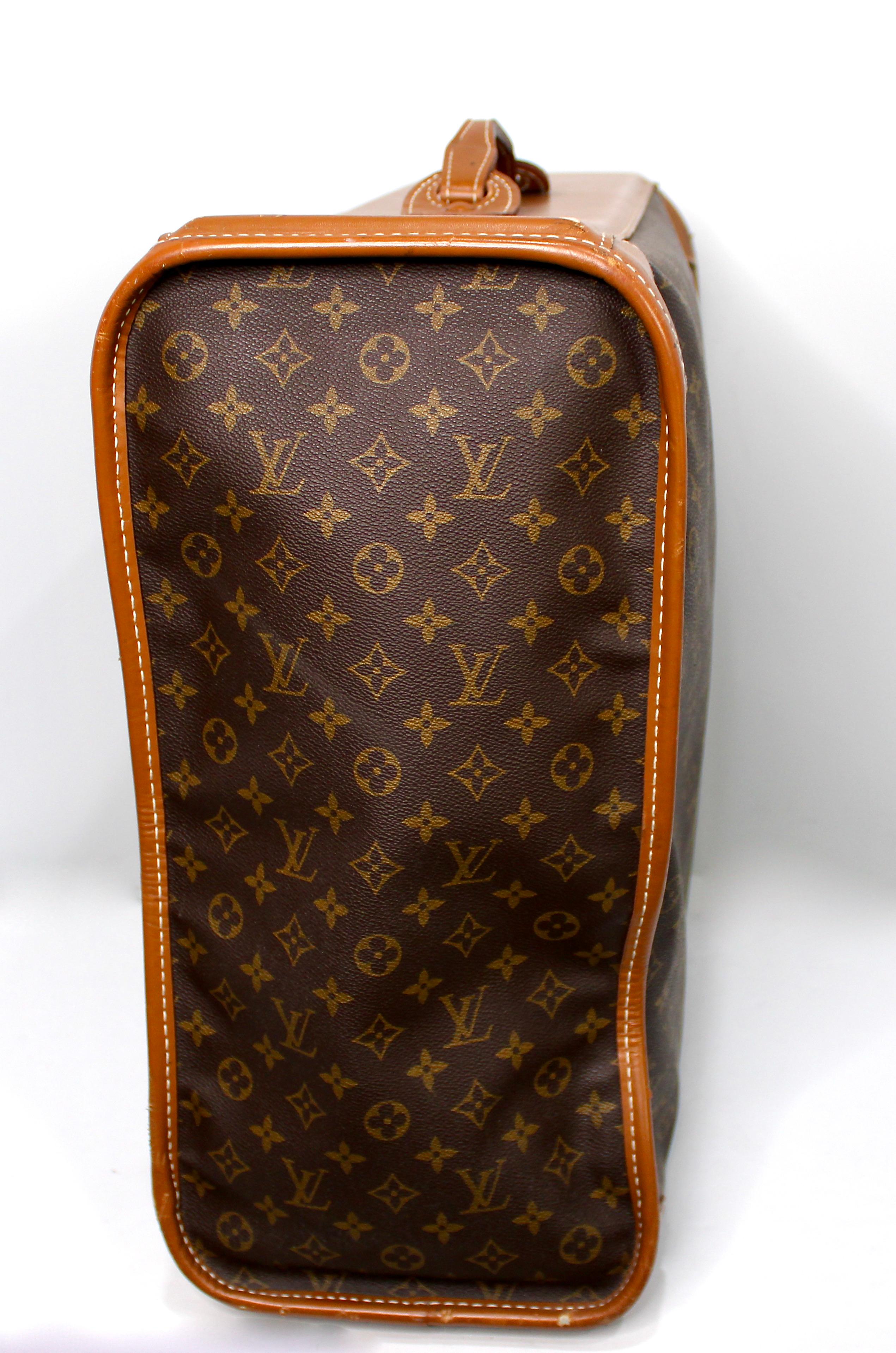 Louis Vuitton Monogram Pullman Softside Koffer circa 1970er Jahre im Angebot 2