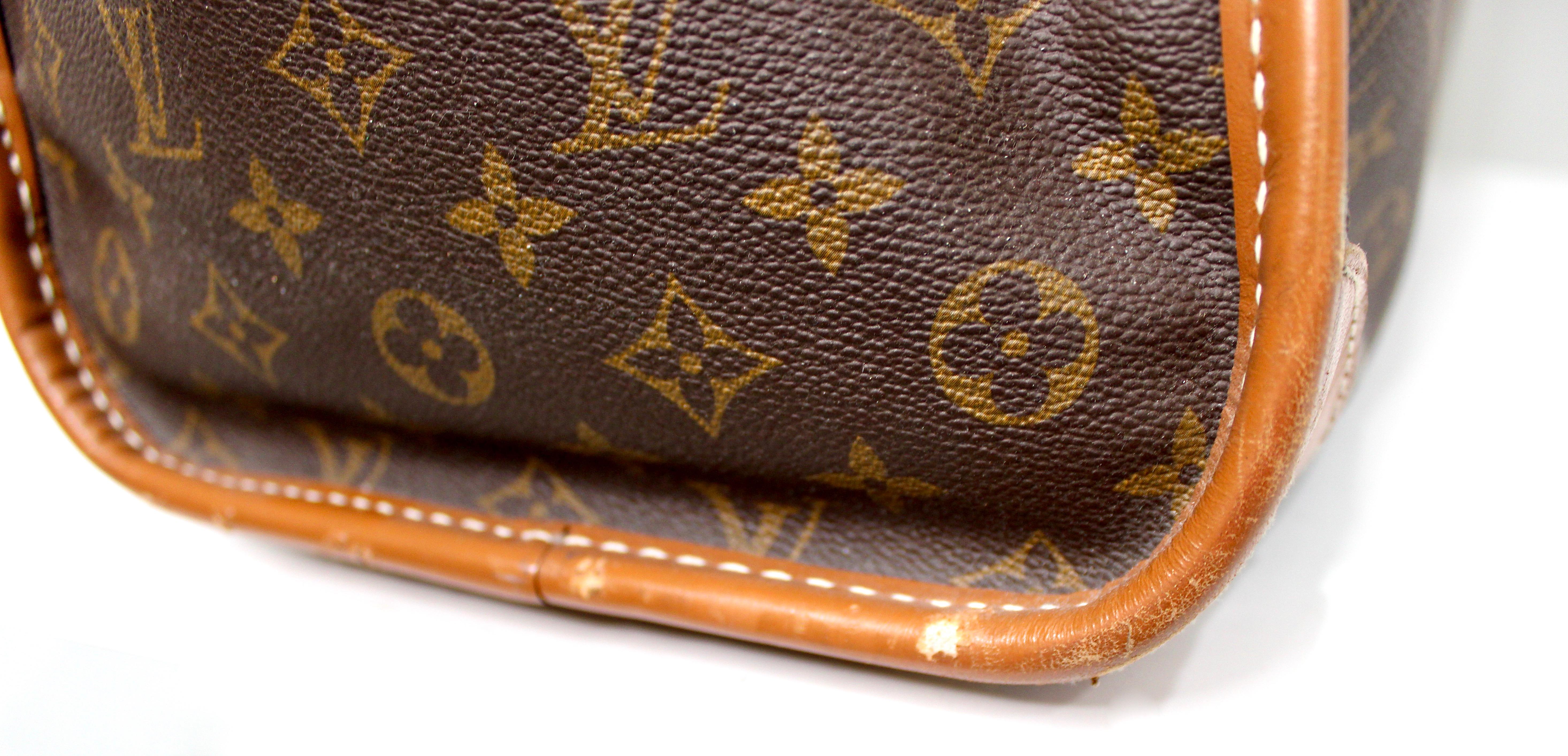 Louis Vuitton Monogram Pullman Softside Koffer circa 1970er Jahre im Angebot 3