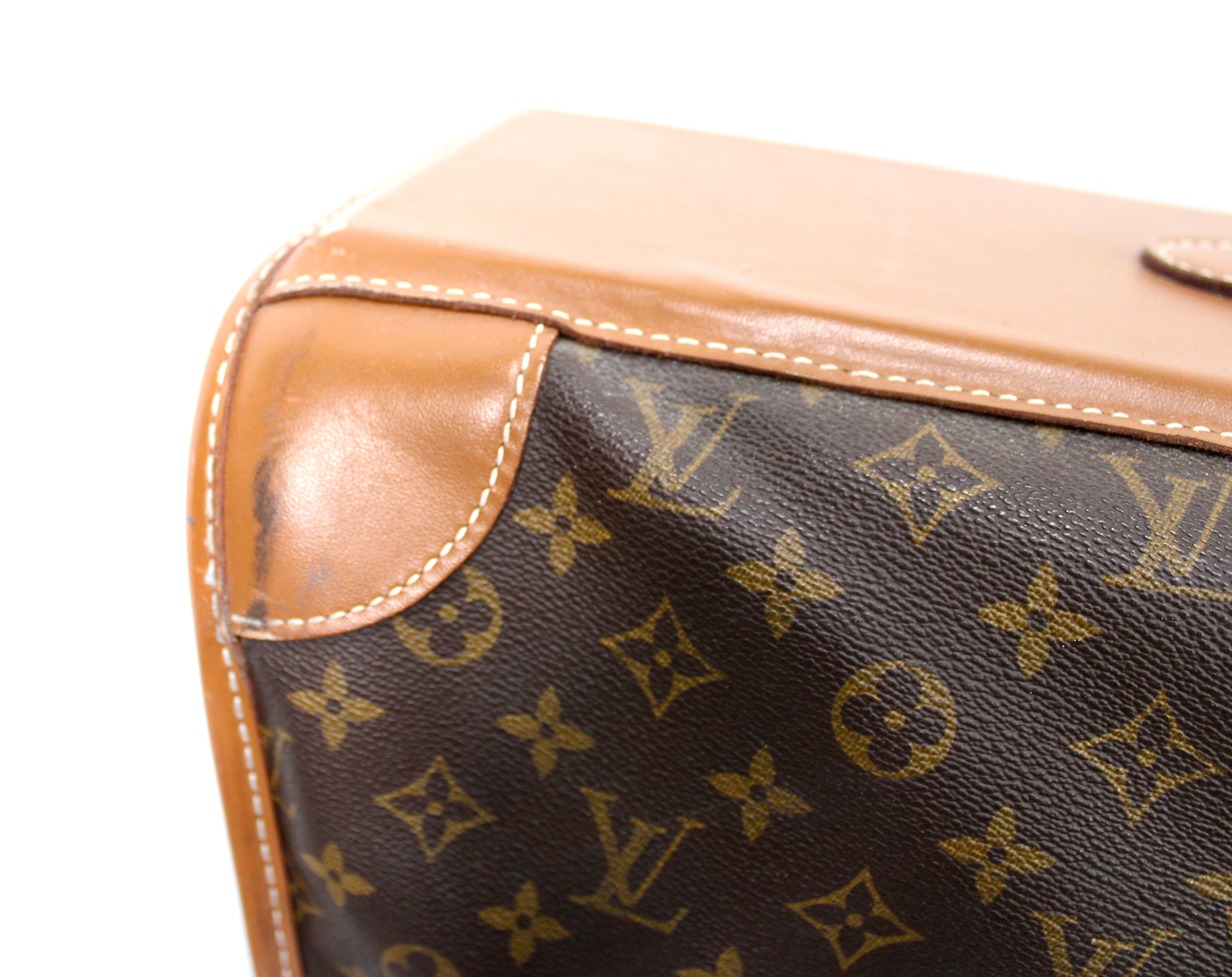 Louis Vuitton Monogram Pullman Softside Koffer circa 1970er Jahre im Angebot 4