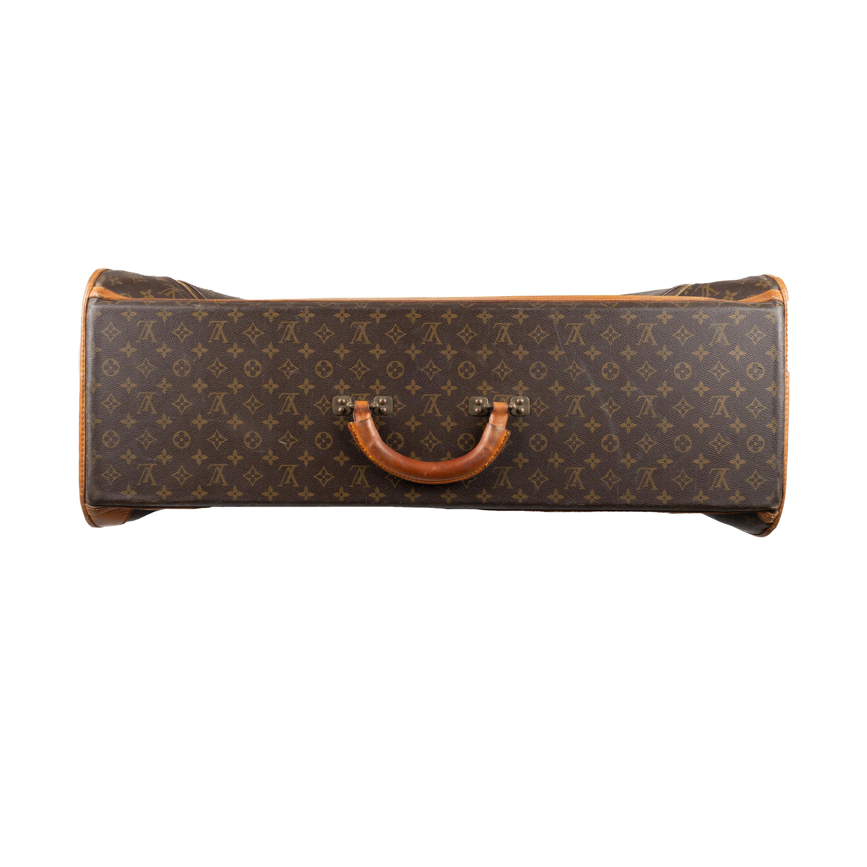 Brown Louis Vuitton Monogram Pullman Travel Bag - '80s For Sale
