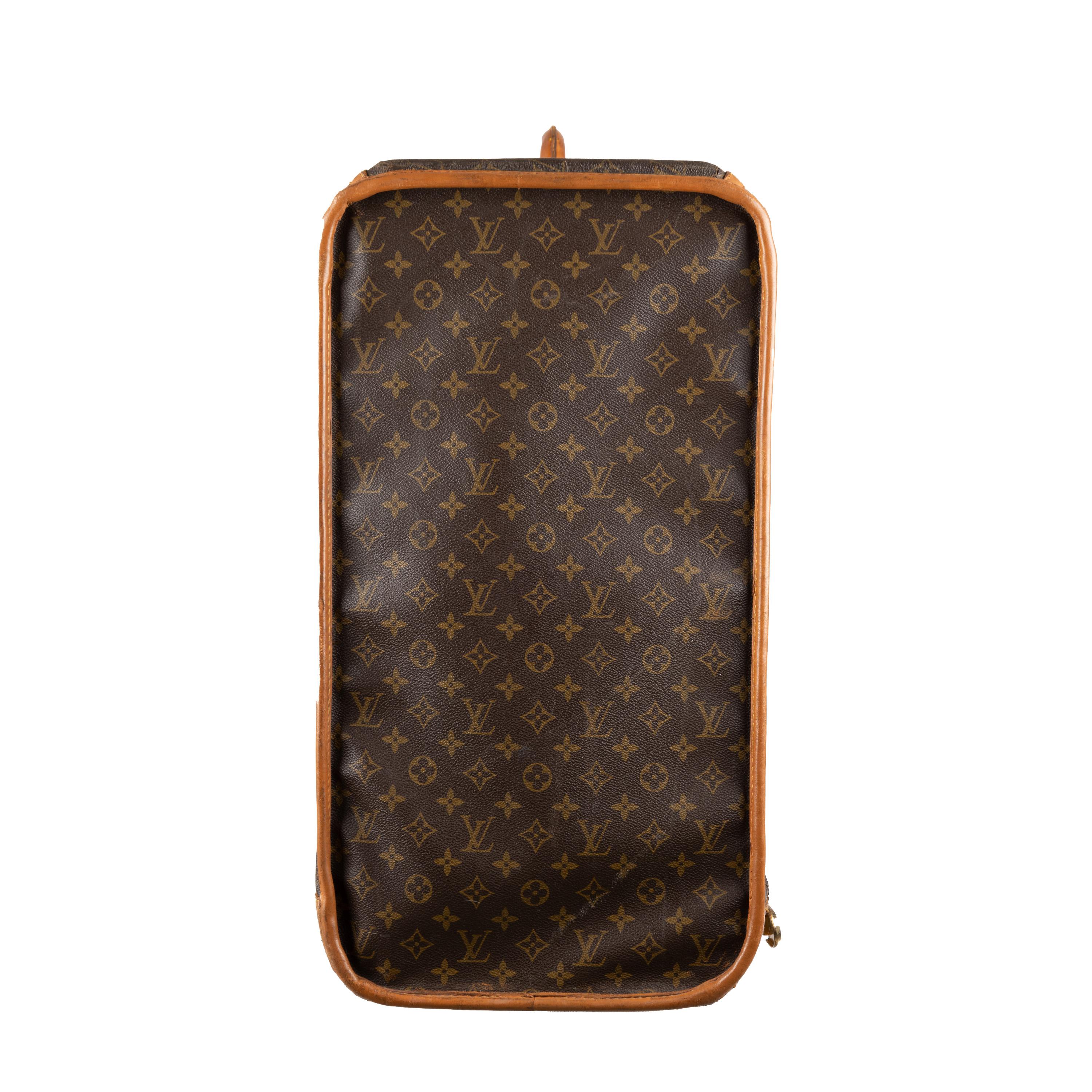 Louis Vuitton Monogram Pullman Travel Bag - '80s In Fair Condition For Sale In Milano, IT