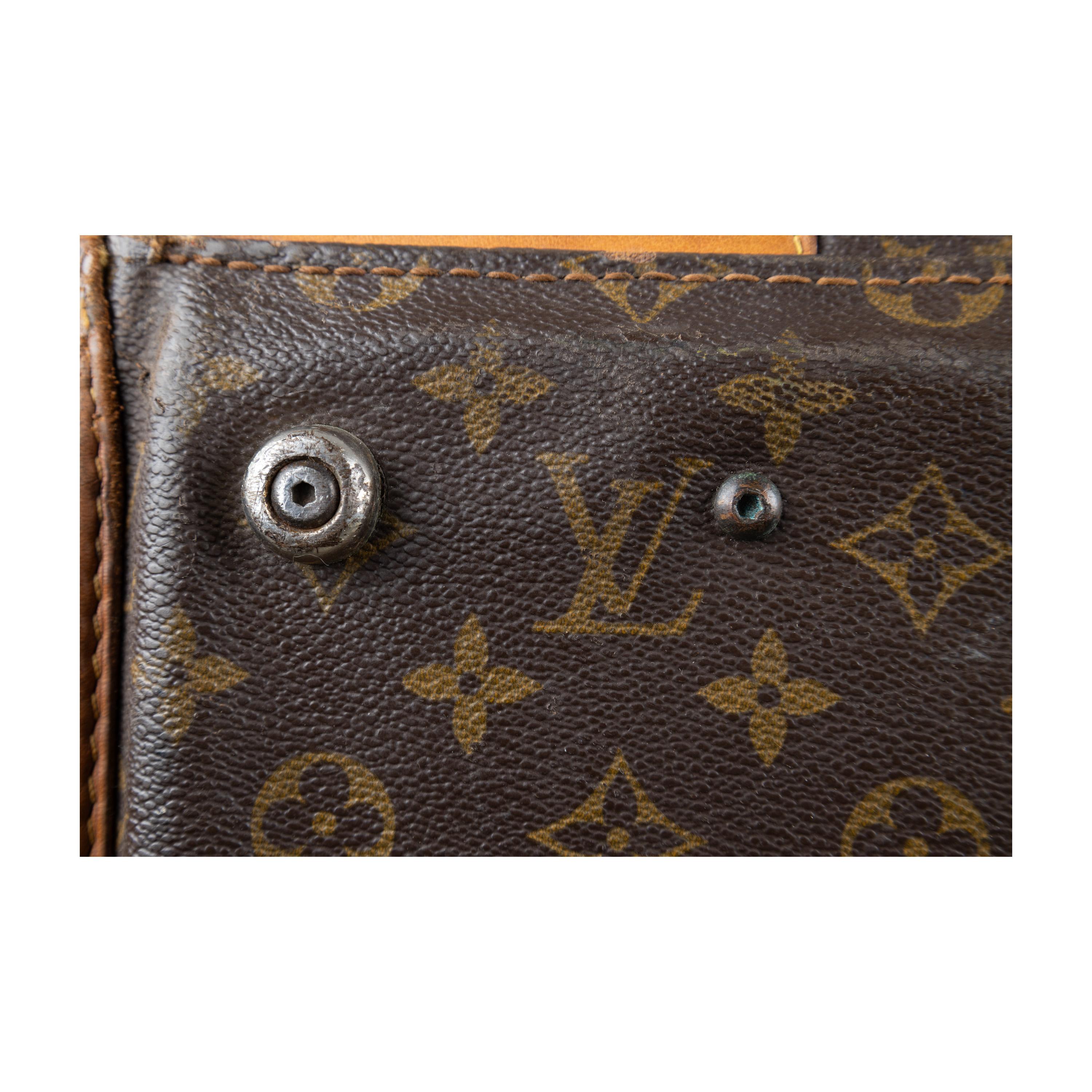Louis Vuitton Monogram Pullman Reisetasche mit Monogramm - 80er Jahre im Angebot 3