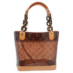 Louis Vuitton Monogram PVC Leather Cabas Sac Ambre PM Bucket Bag