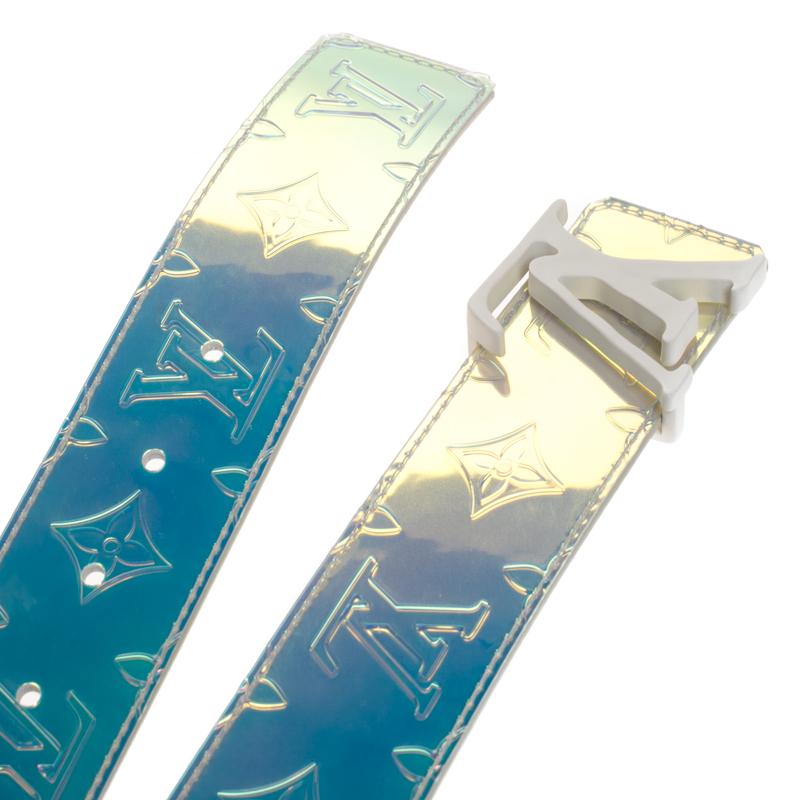 louis vuitton monogram prism belt