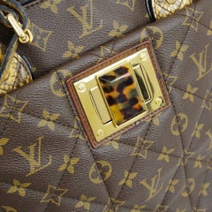 Louis Vuitton Monogram Python Large Men's Carryall Top Handle Tote Shoulder Bag