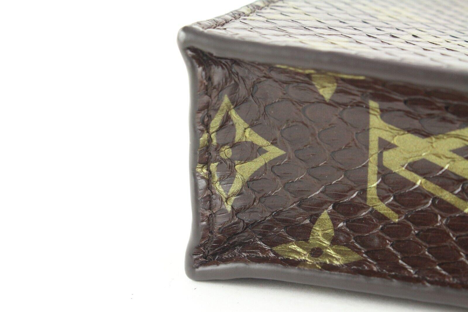 Louis Vuitton Monogram Python Sac Plat Petit 3LK627K For Sale 5