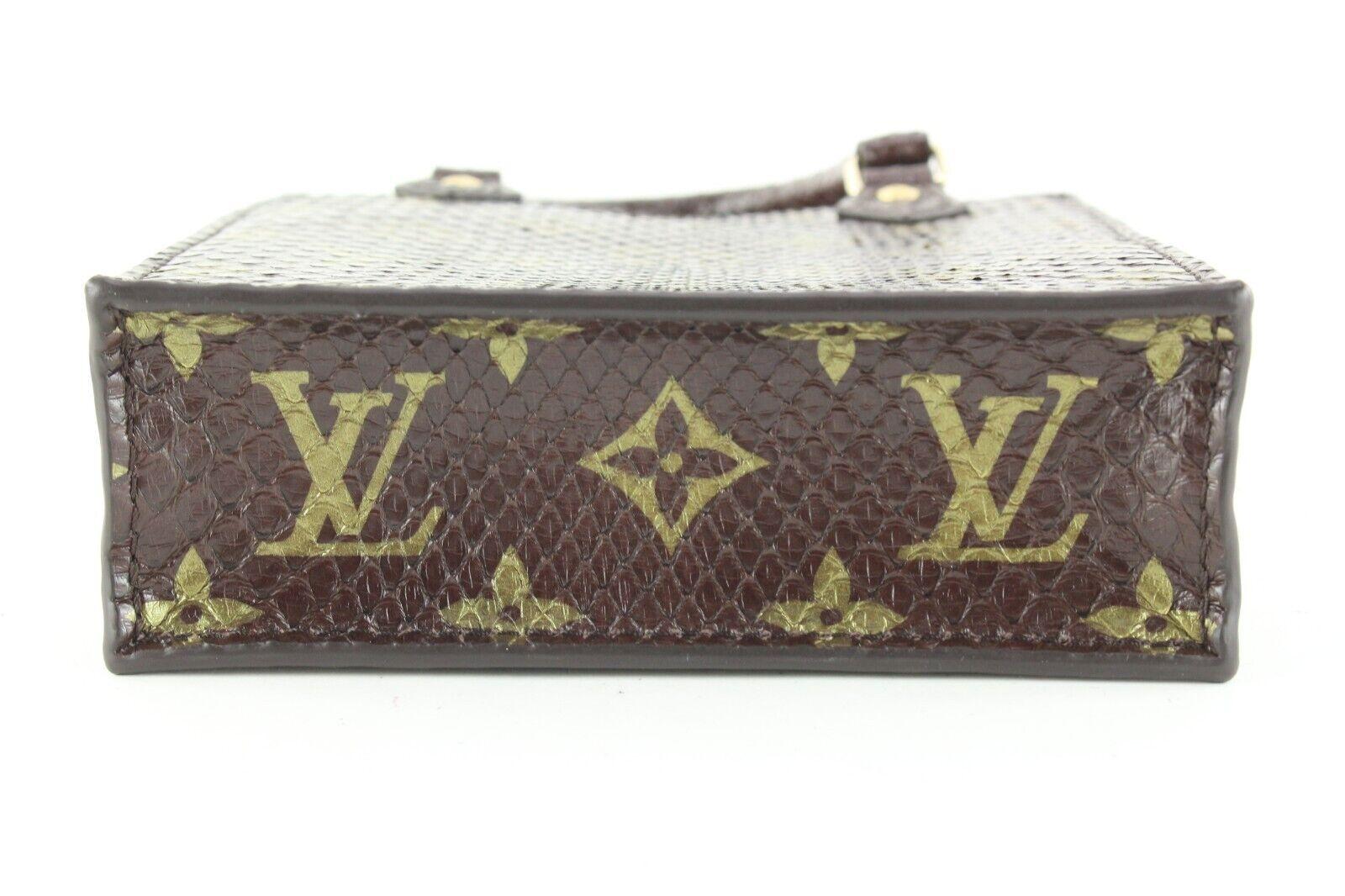 Louis Vuitton Monogram Python Sac Plat Petit 3LK627K For Sale 2