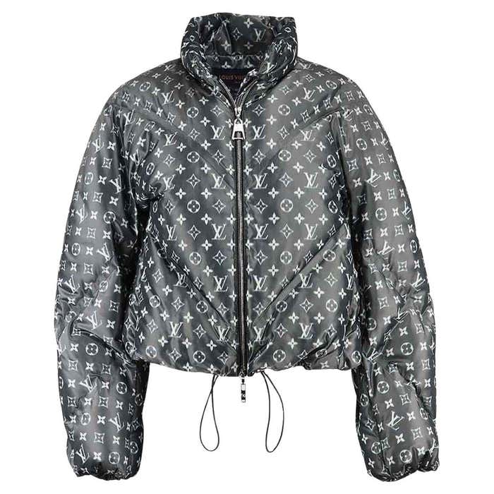 Louis Vuitton Monogram Quilted Shell Down Jacket FR 42 UK 12 at 1stDibs ...