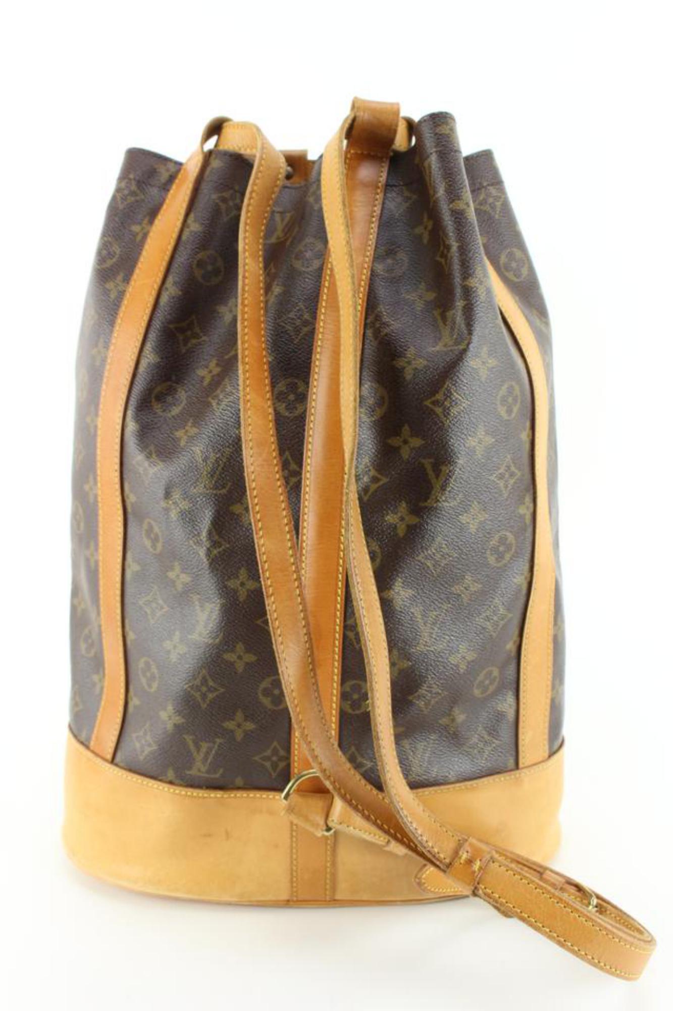 Louis Vuitton Monogram Randonnee GM Sling Backpack 44lk722s For Sale 3