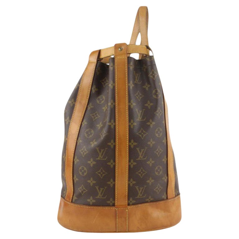 Louis Vuitton Monogram Vintage Bucket Bag with Drawstrings at
