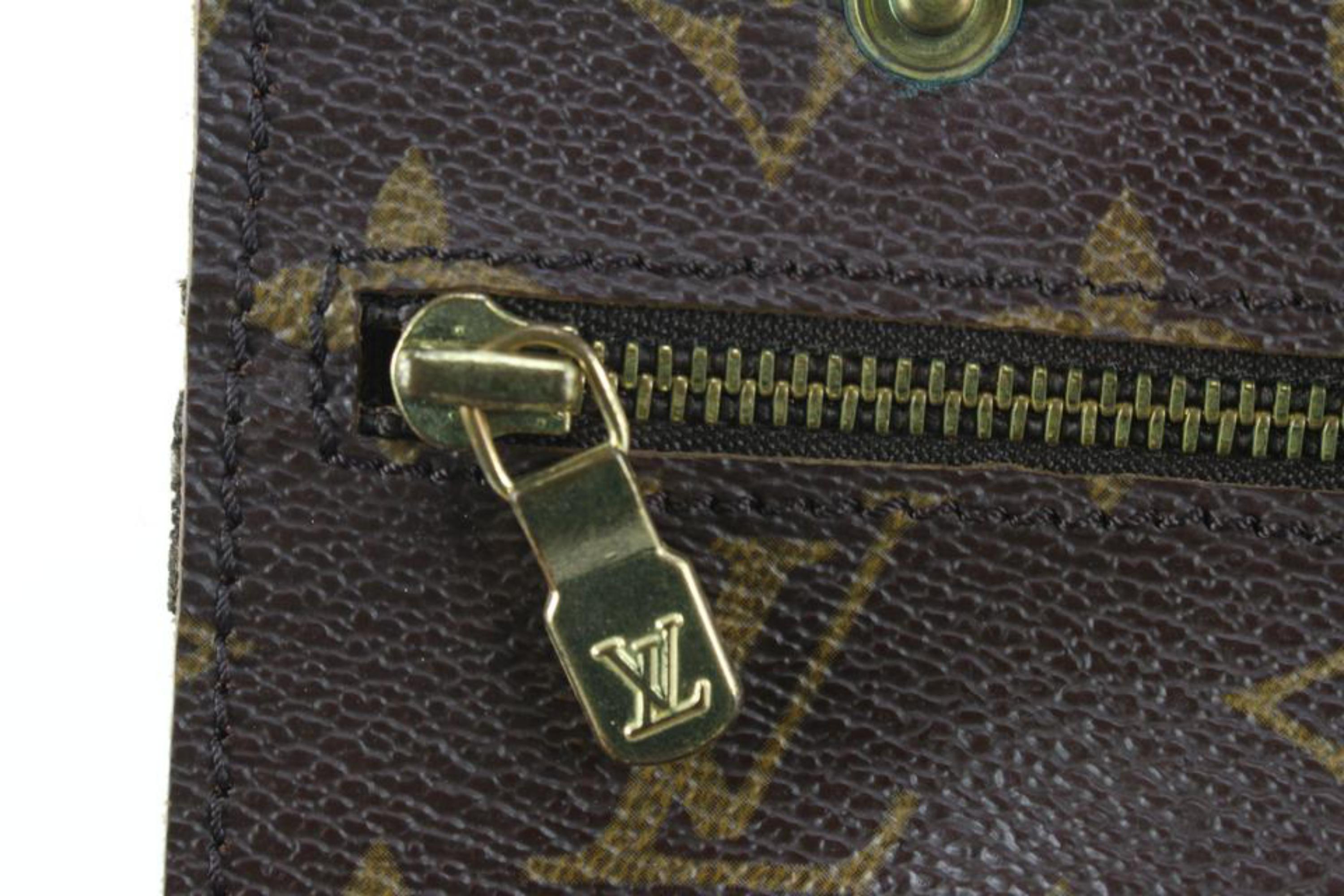 Black Louis Vuitton Monogram Randonnee Pouch Snap Toiletry Pouch 7lk712s