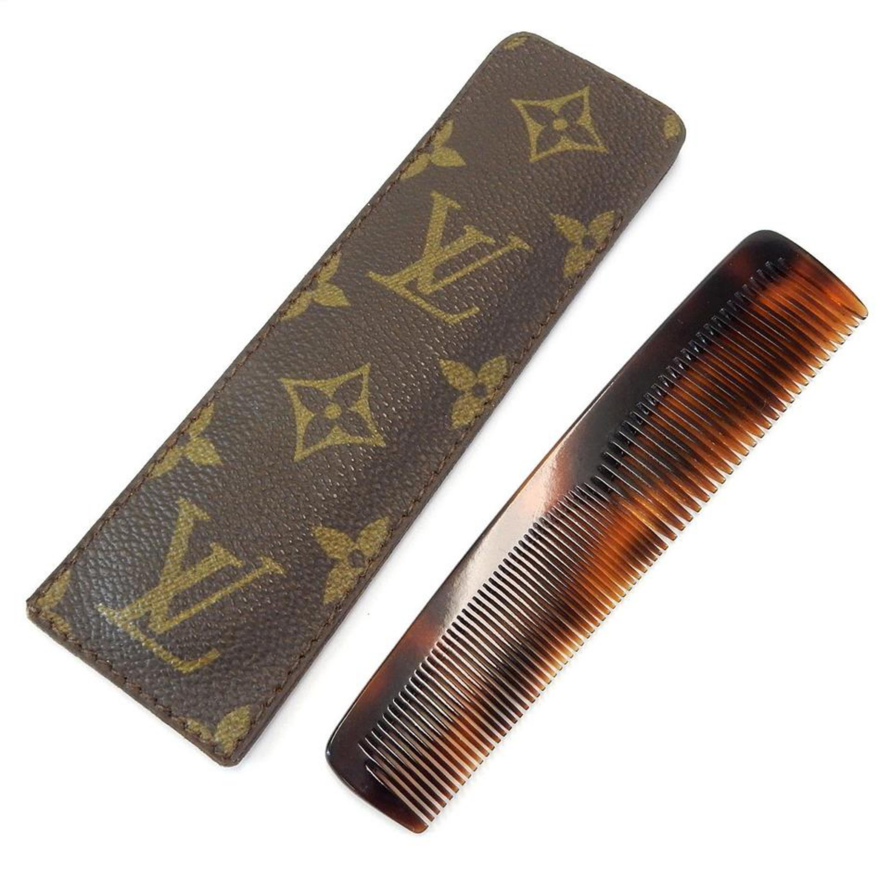 Louis Vuitton Monogram ( Rare Comb Case Etui Set 2180109 For Sale 5