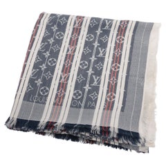 Louis Vuitton Monogram Rayures Mattress Stripe Shawl Scarf