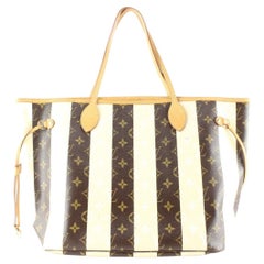 Monogrammierte Rayures Neverfull MM gestreift 11LU0224 von Louis Vuitton