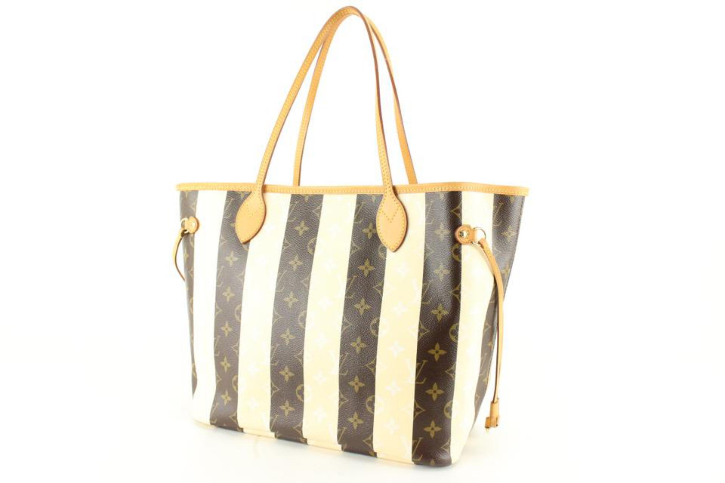 Louis Vuitton Monogram Rayures Neverfull MM Tote Bag 78lk719s 2