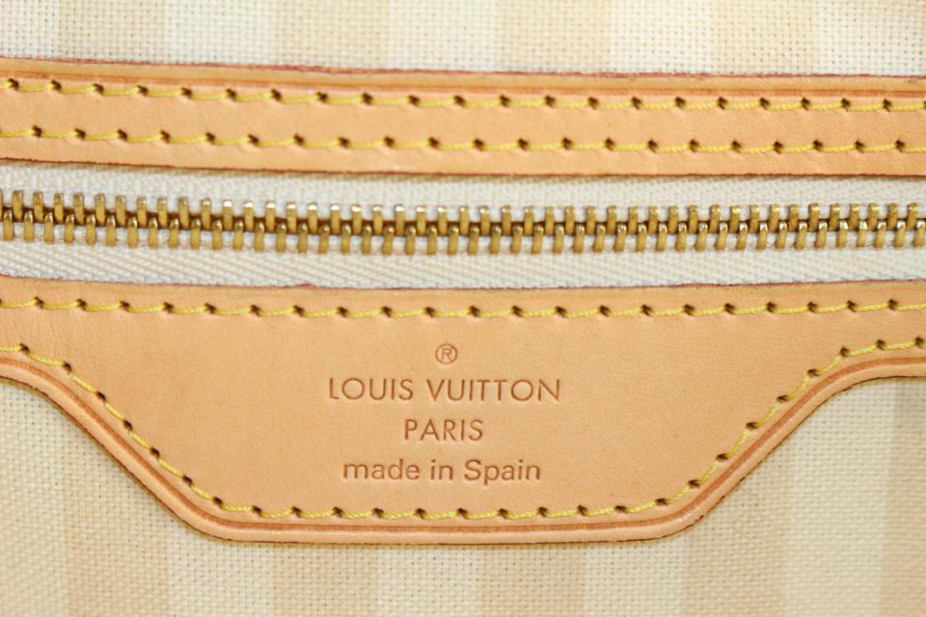Women's Louis Vuitton Monogram Rayures Neverfull MM Tote Bag 78lk719s