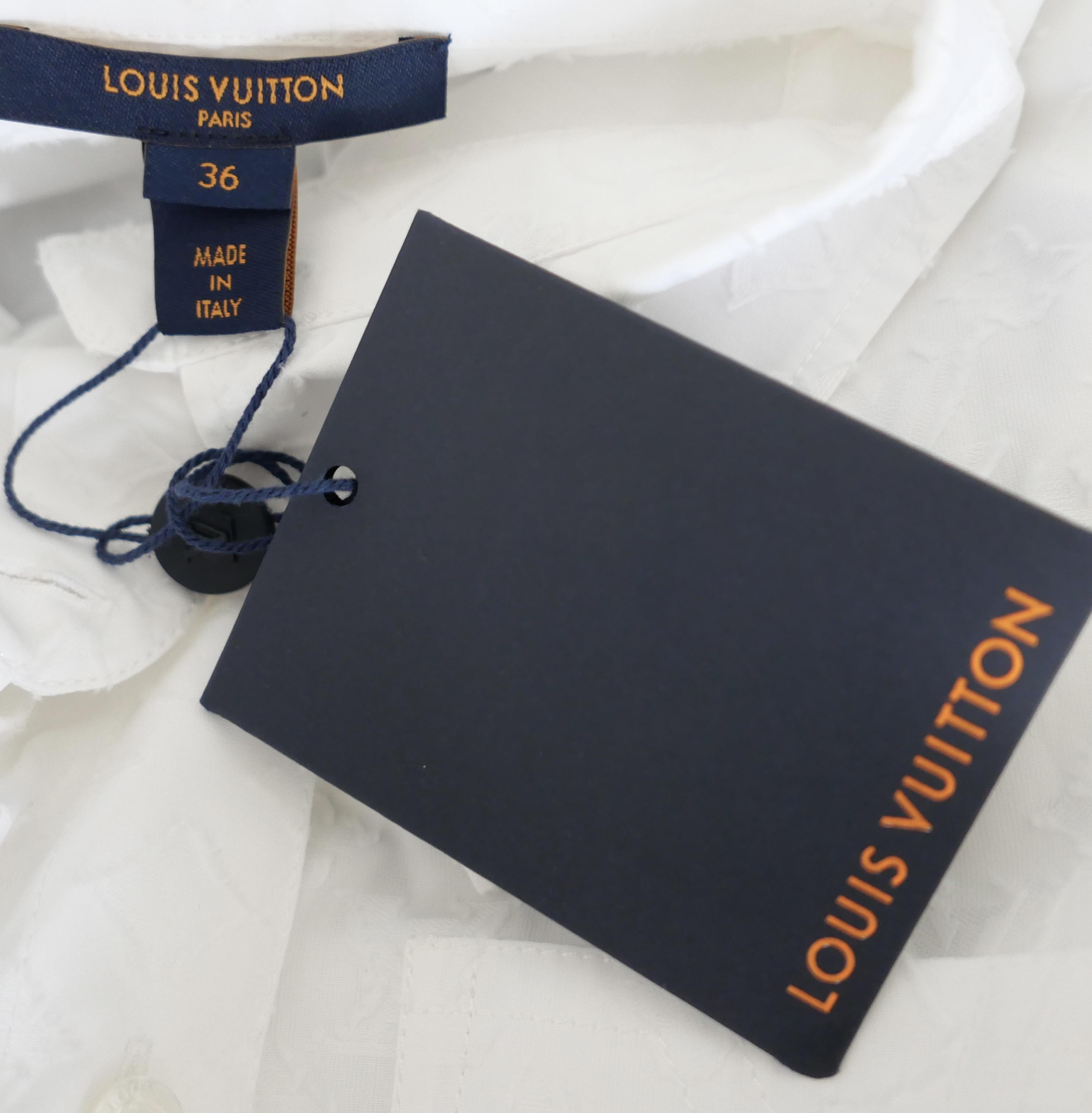 Abito a camicia Louis Vuitton con Monogram in rilievo L'Oeil in vendita 5