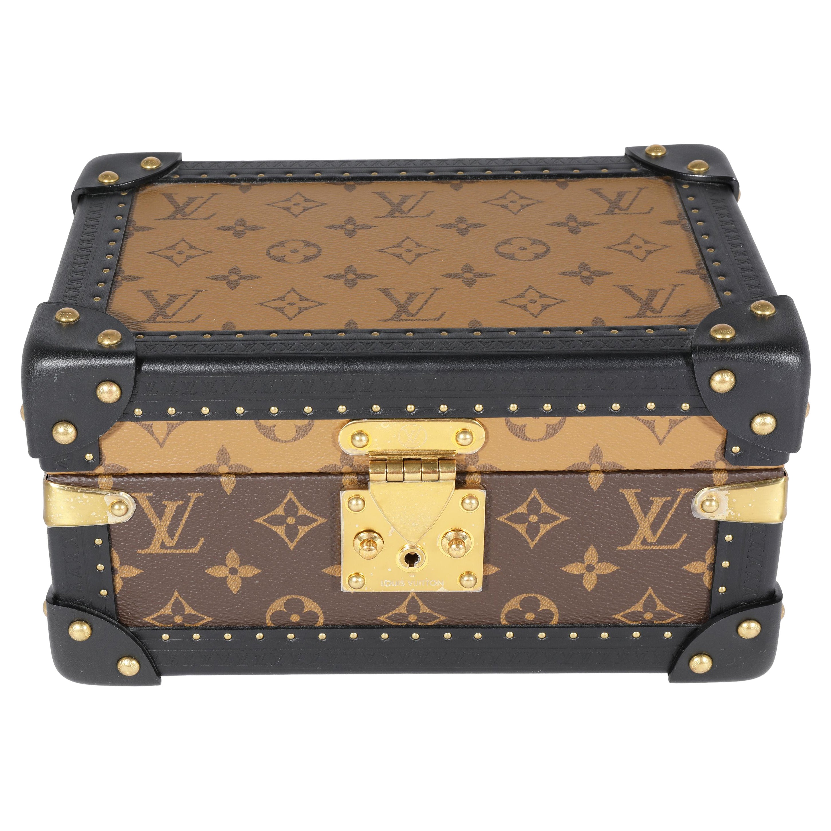 Louis Vuitton Monogram Reverse Canvas Coffret Tresor 24 en venta
