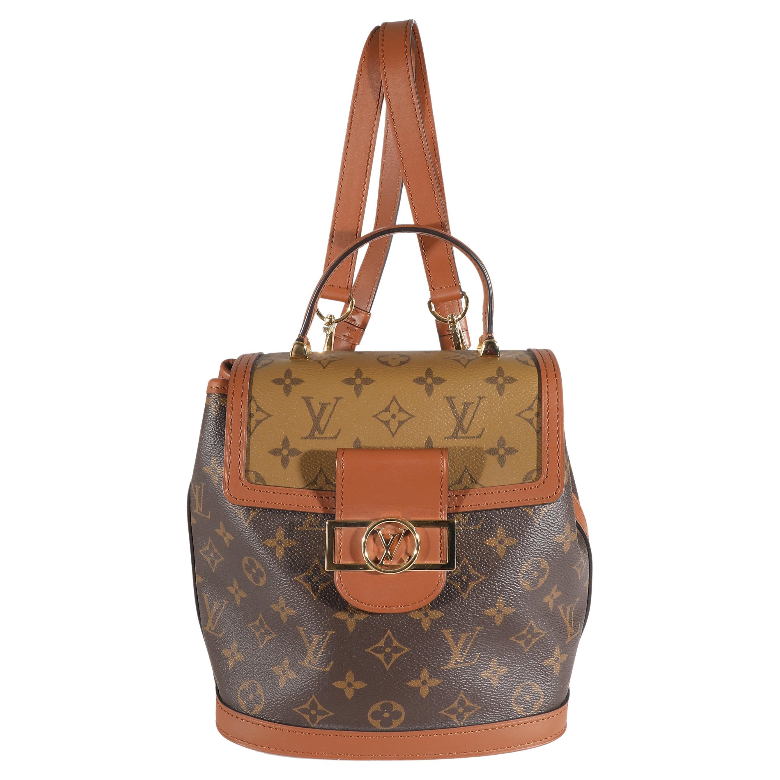 Louis Vuitton Monogram Reverse Canvas Dauphine Backpack For Sale