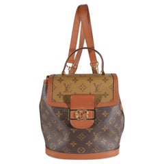 Louis Vuitton - Sac à dos Dauphine en toile Monogram inversée