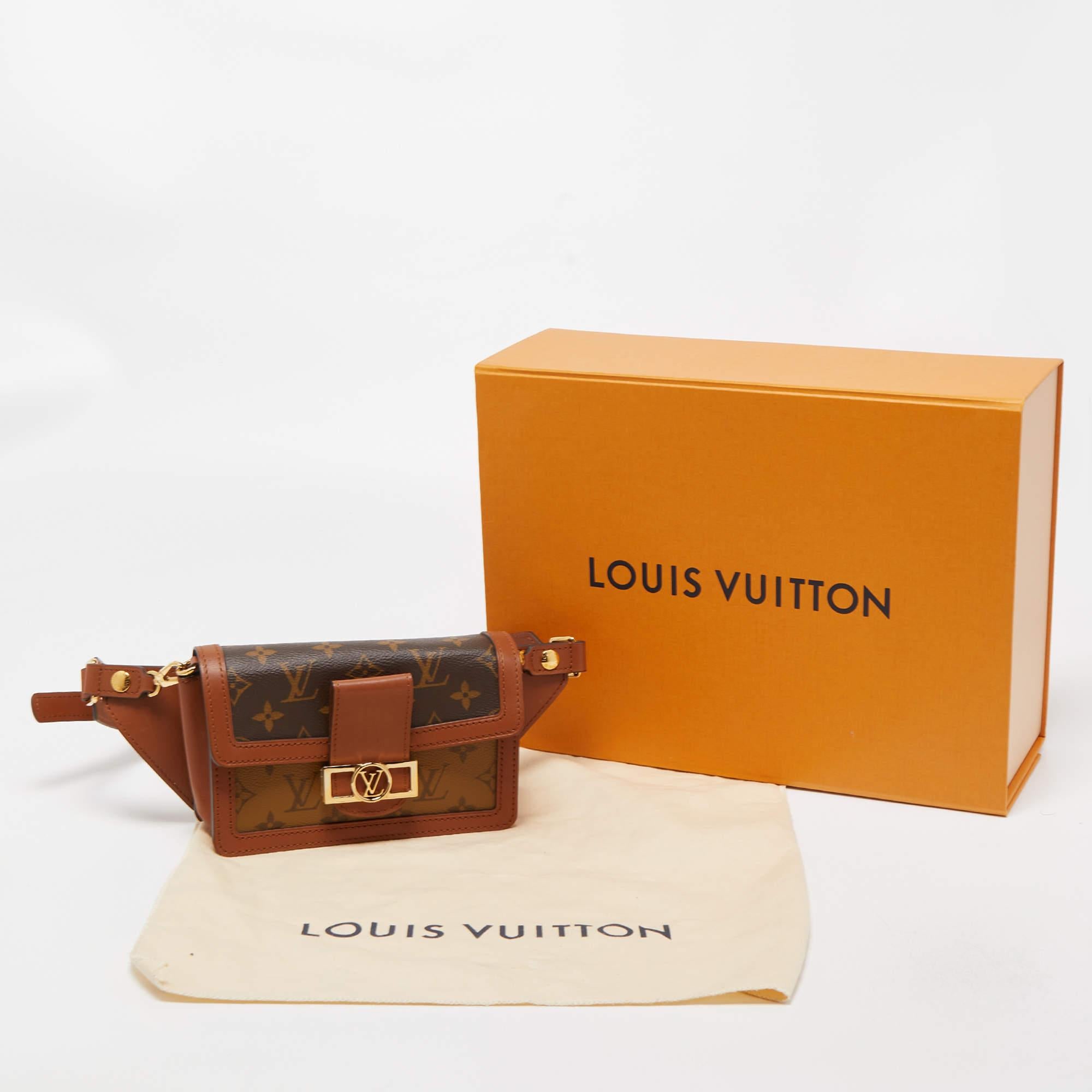 Louis Vuitton Monogram Reverse Canvas Dauphine Bumbag Bag 9