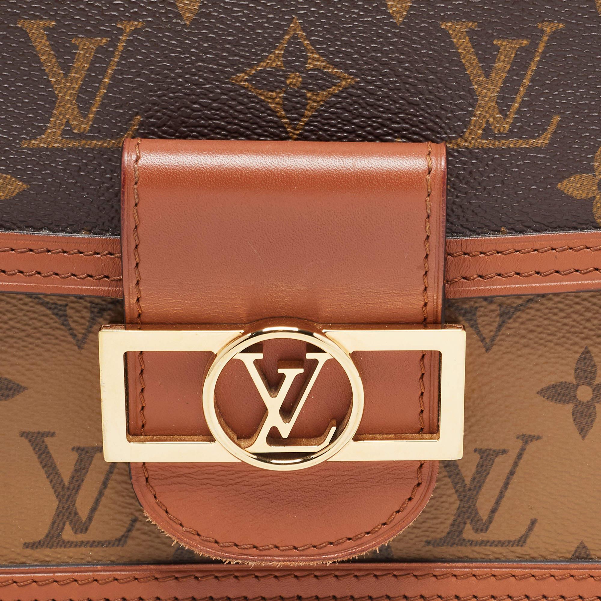 Louis Vuitton Monogram Reverse Canvas Dauphine Mini Bag 12