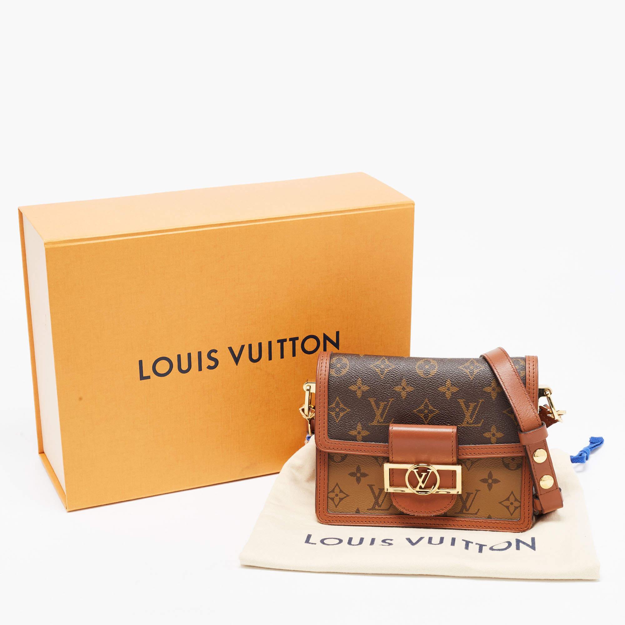 Louis Vuitton Monogram Reverse Canvas Dauphine Mini Bag 13