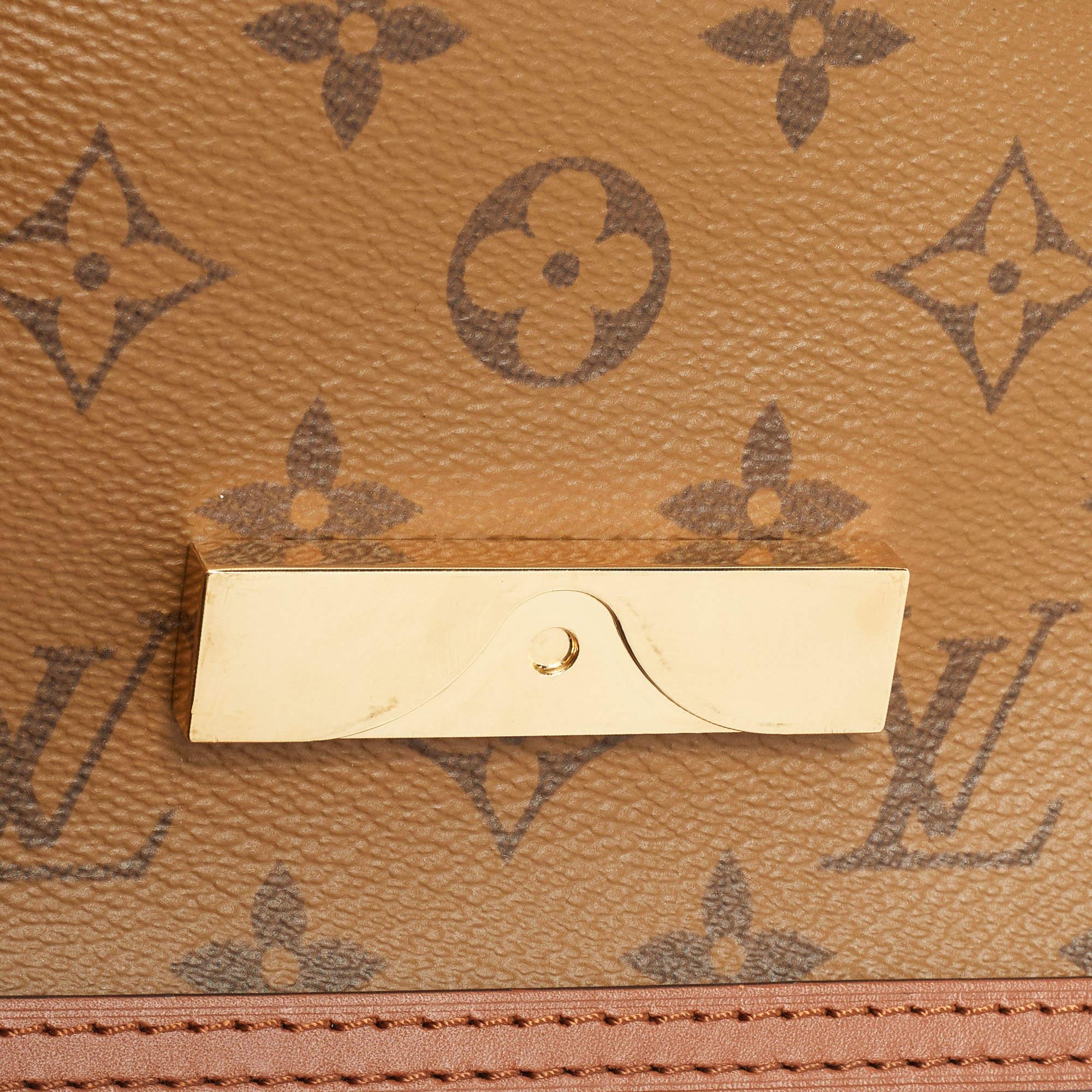 Louis Vuitton Monogram Reverse Canvas Dauphine Wallet on Chain 7