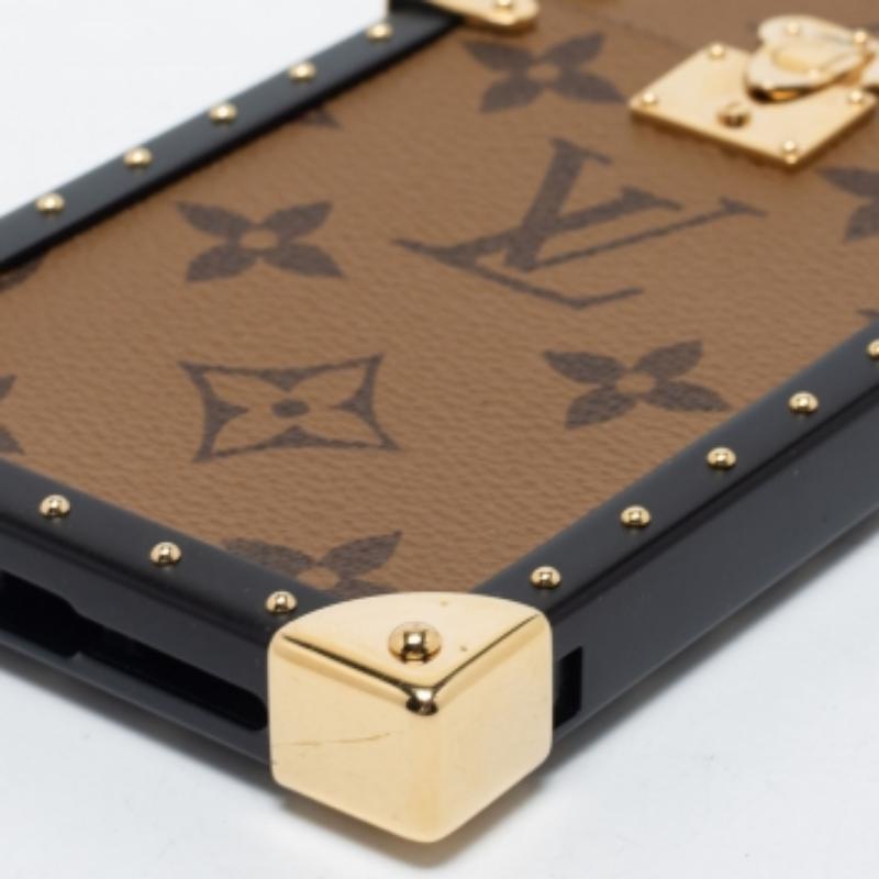Louis Vuitton Monogram Reverse Canvas Eye Trunk iPhone 7 Case For Sale 2