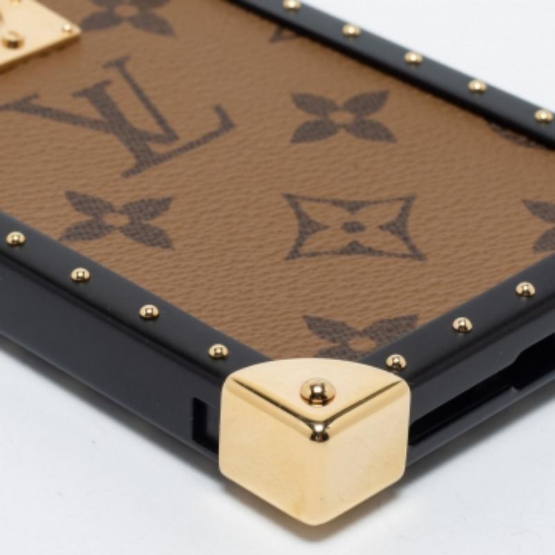 Louis Vuitton Monogram Reverse Canvas Eye Trunk iPhone 7 Case For Sale 3