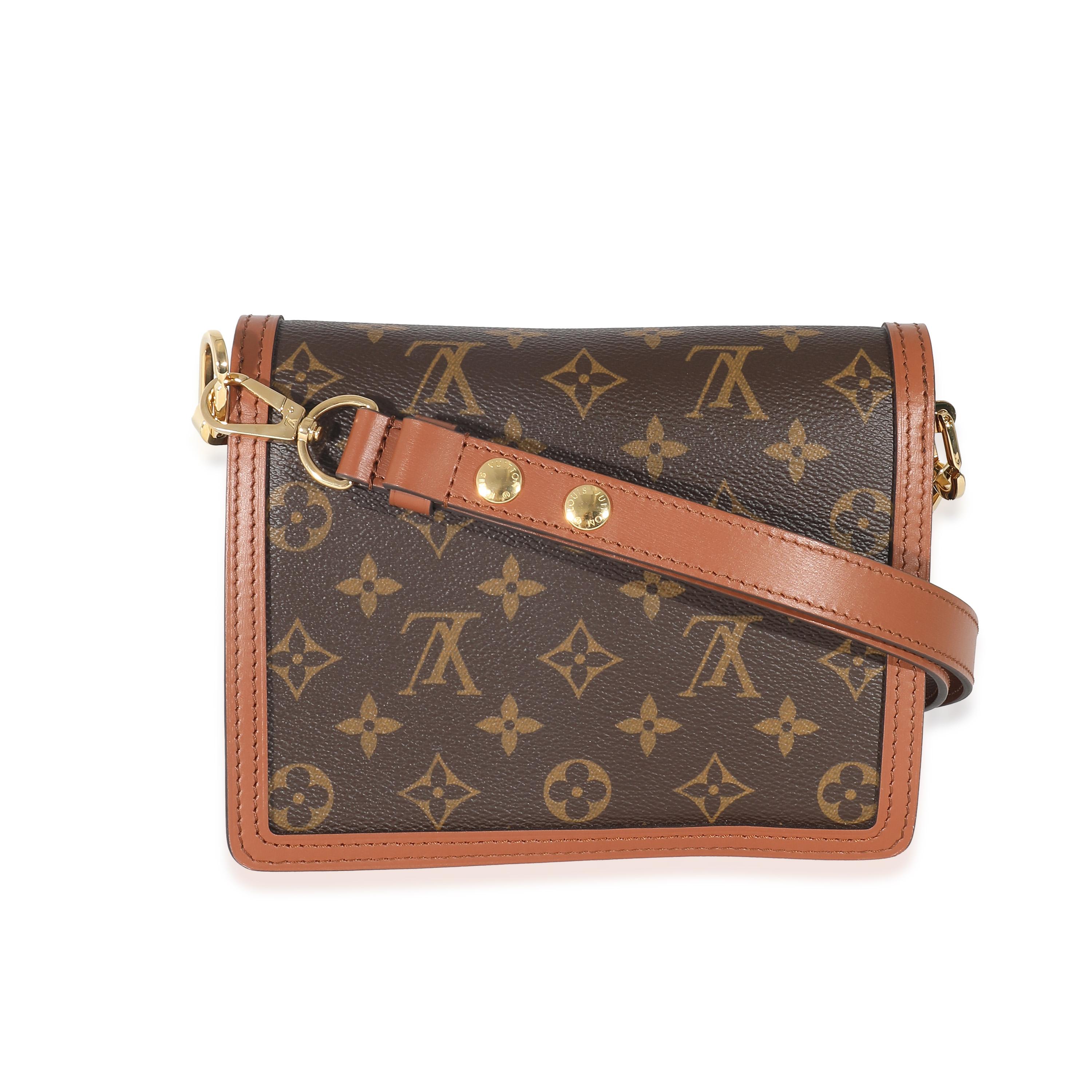 Louis Vuitton Monogram Reverse Canvas Mini Dauphine In Excellent Condition In New York, NY