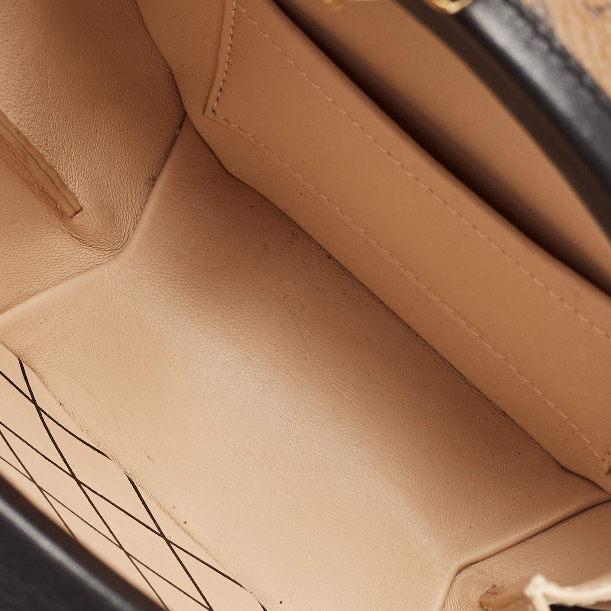 Louis Vuitton Monogram Reverse Canvas Petite Boite Chapeau Bag en vente 4