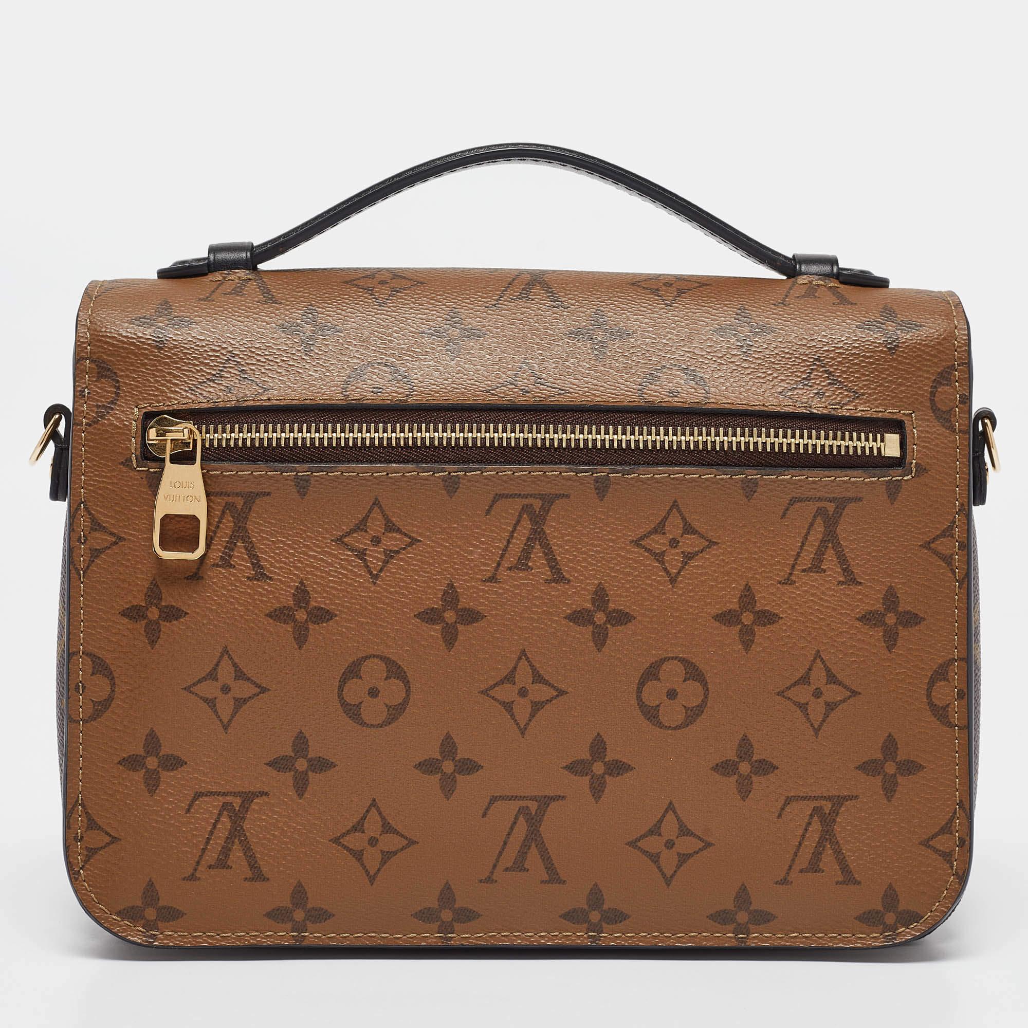 Bolso Pochette Metis Louis Vuitton Monograma Lienzo Reverso en Bueno Estado en Dubai, Al Qouz 2