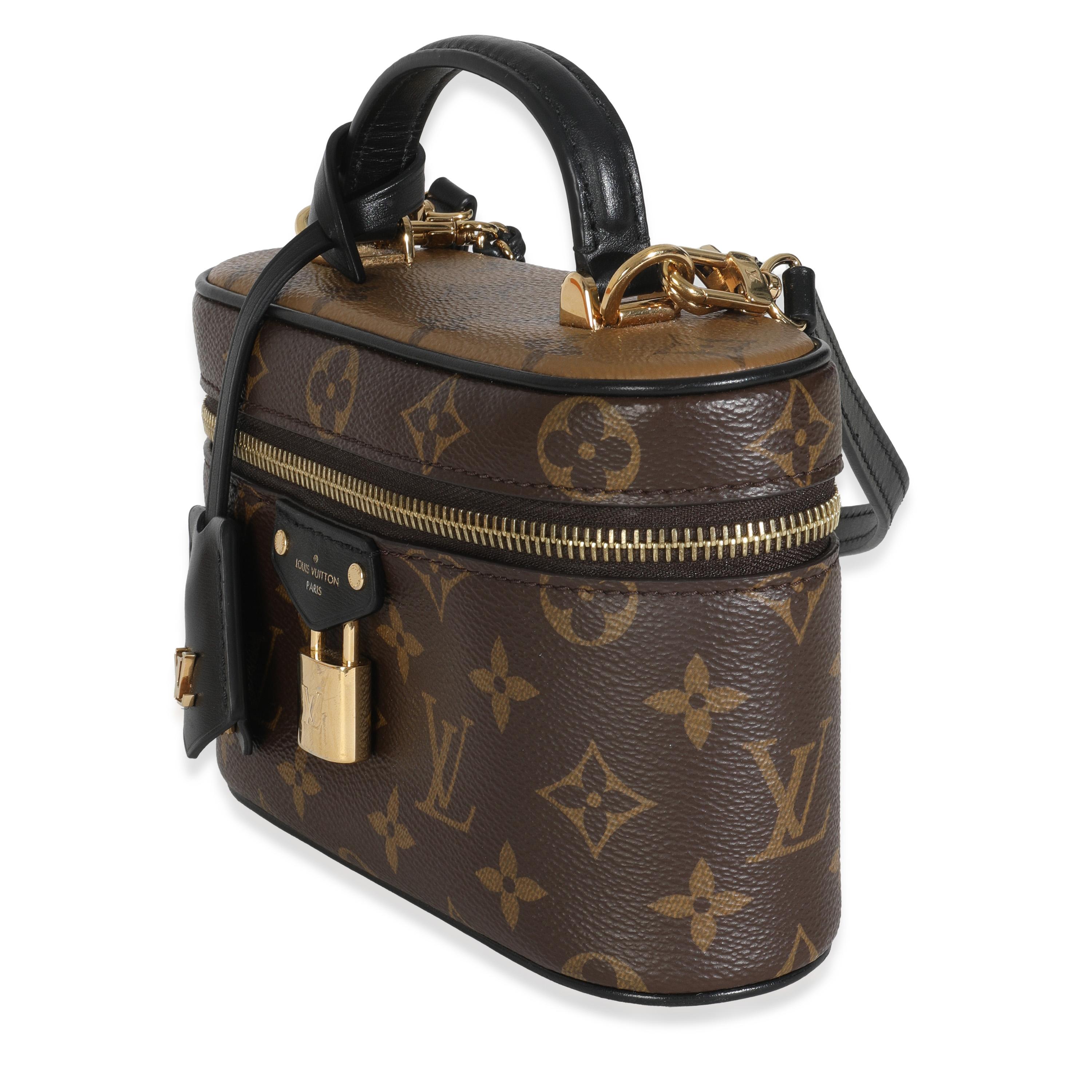 Louis Vuitton Monogram Reverse Canvas Vanity PM In condizioni ottime in vendita a New York, NY