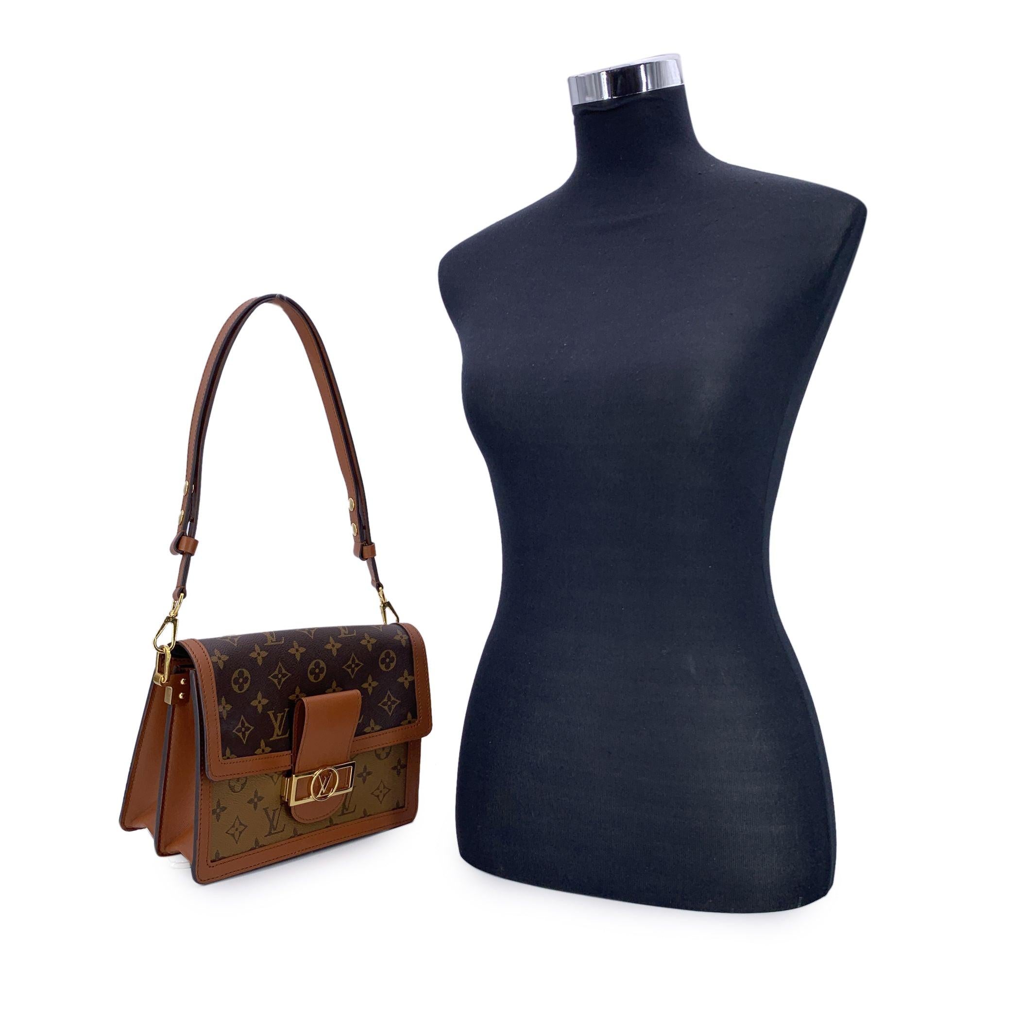 This beautiful Bag will come with a Certificate of Authenticity provided by Entrupy. The certificate will be provided at no further cost. Step into the timeless world of Louis Vuitton with the Dauphine MM, a reimagined classic that echoes the spirit