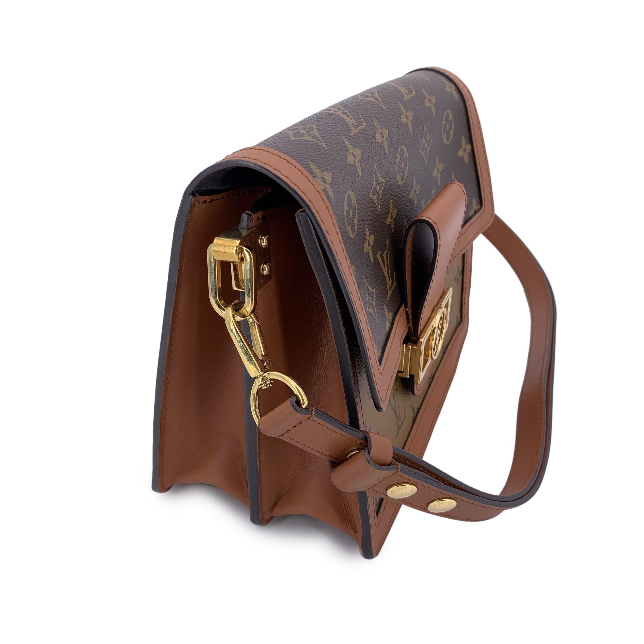 Women's Louis Vuitton Monogram Reverse Dauphine MM Shoulder Bag M45958 For Sale