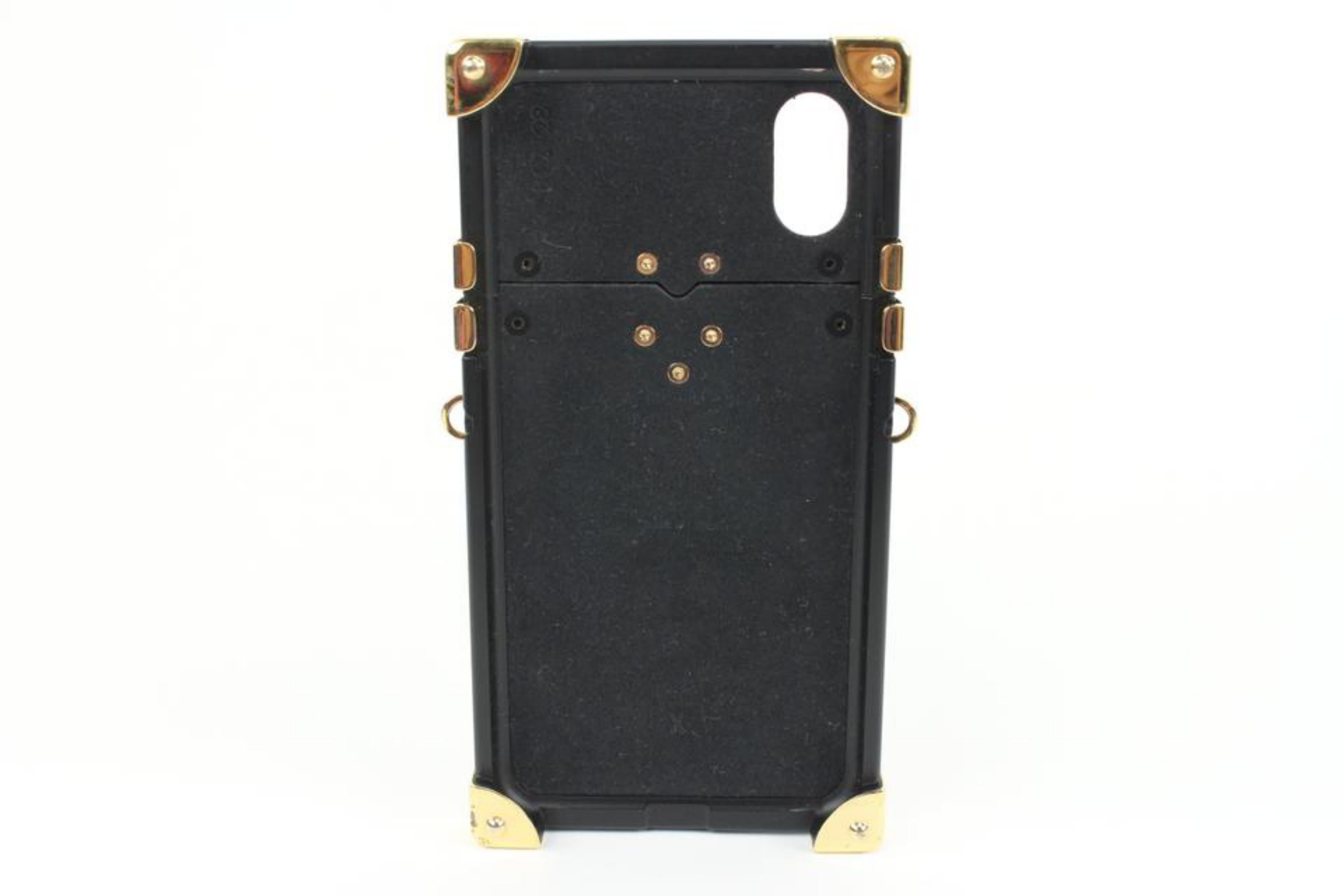 Women's Louis Vuitton Monogram Reverse Eye Trunk iPhone X or XS Phone Case Strap 54lk322 For Sale