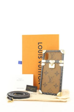 Louis Vuitton Monogram Reverse Eye Trunk iPhone X Xs Crossbody Phone Case 3V415L