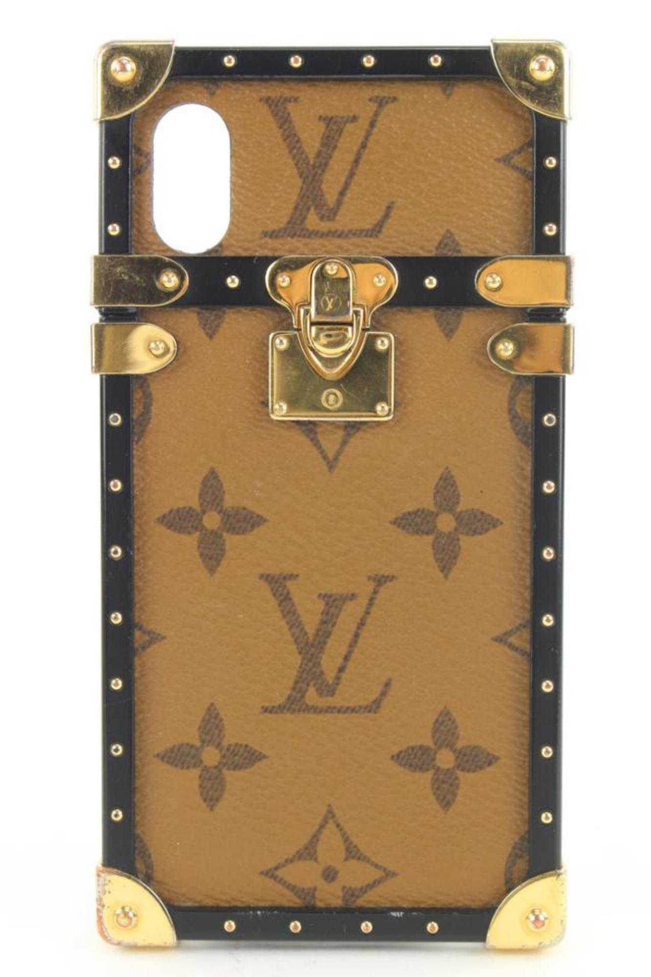 Louis Vuitton Monogram Reverse Eye Trunk iPhone X Xs Crossbody Phone Case 3V415L For Sale 3