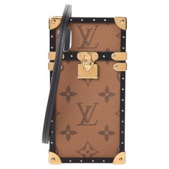 Louis Vuitton Monogram Reverse Eye Trunk iPhone X Xs Crossbody Phone Case 3V415L