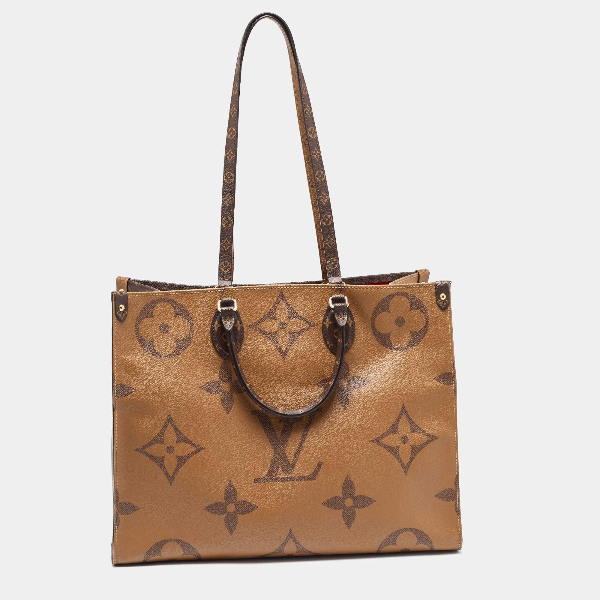 Louis Vuitton Monogram Reverse Giant Canvas OnTheGo GM Bag For Sale 5