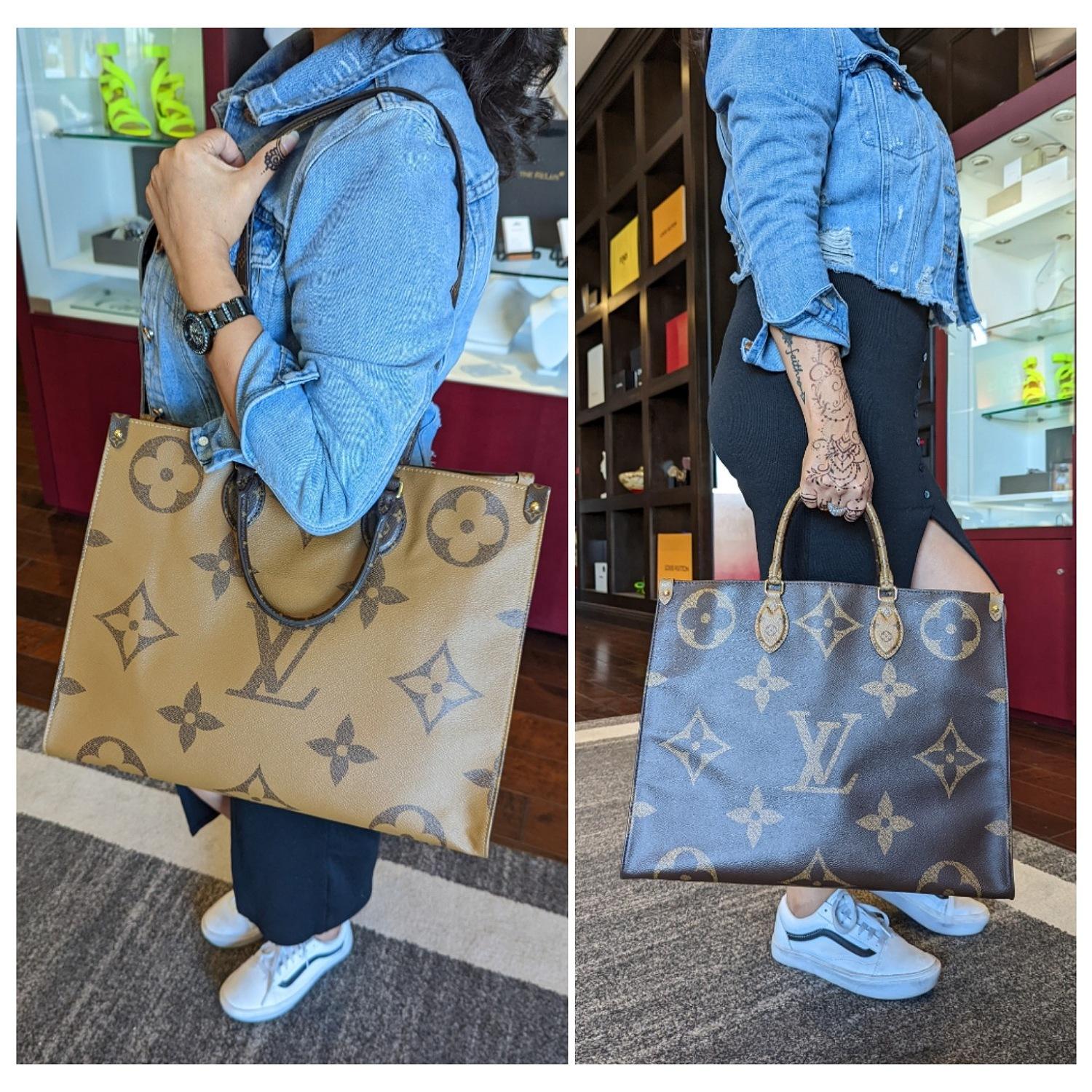 Louis Vuitton Monogram Reverse Giant Onthego GM Tote 1