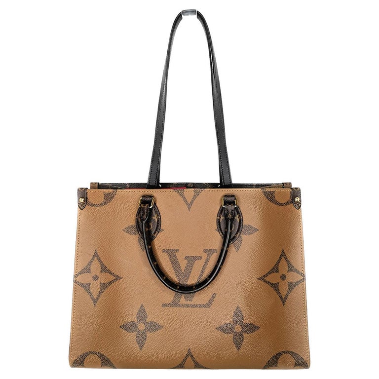 Louis Vuitton Monogram Reverse Giant Onthego MM Tote For Sale